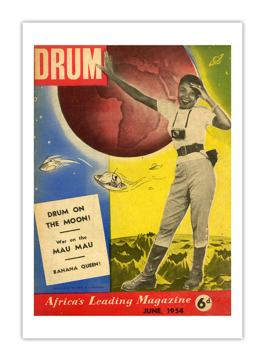 South Africa Drum Magazine cover, June 1954 – archival poster print