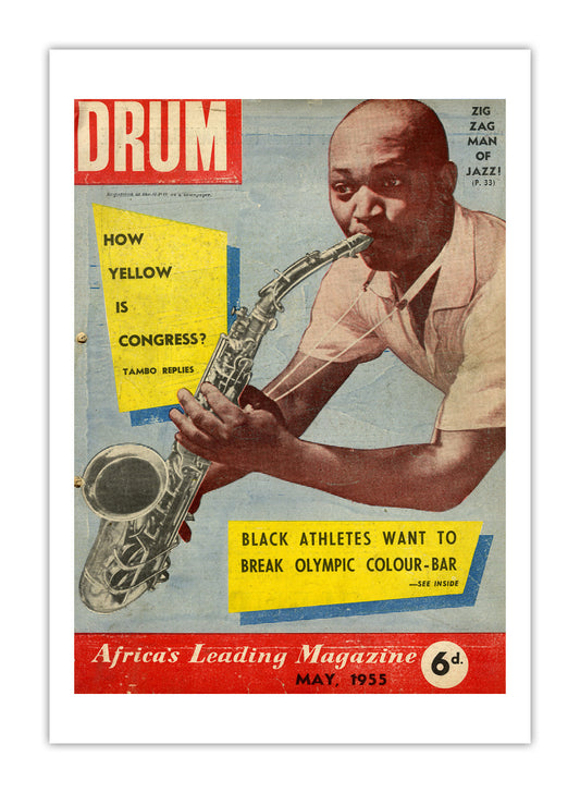 South Africa Drum Magazine cover, May 1955 – archival poster print