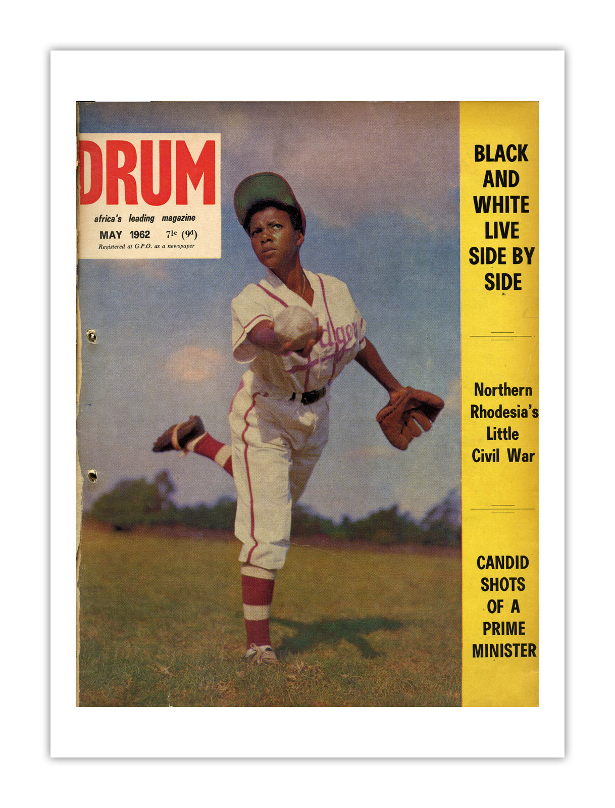 South Africa Drum Magazine cover, May 1962 – archival poster print