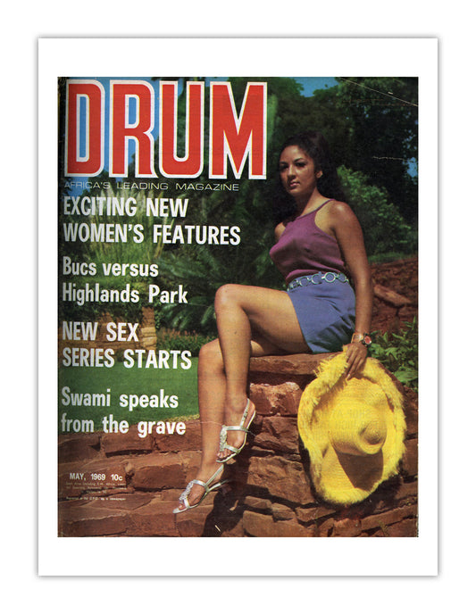 South Africa Drum Magazine cover, May 1969 – archival poster print