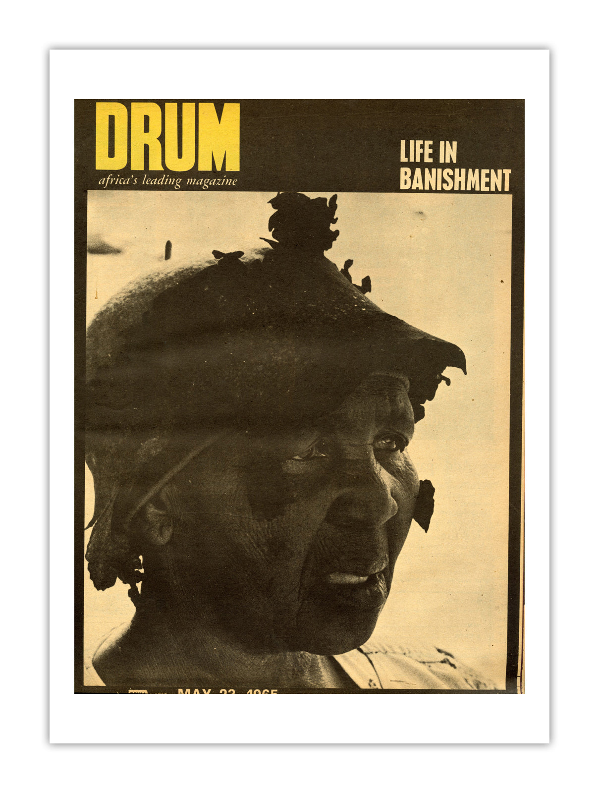 South Africa Drum Magazine cover, May 1965 – archival poster print