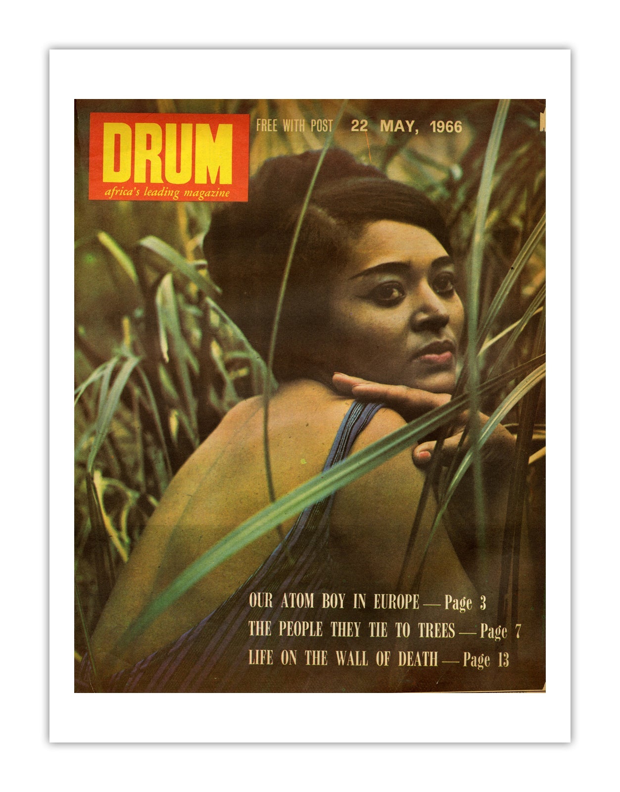 South Africa Drum Magazine cover, May 1966 – archival poster print