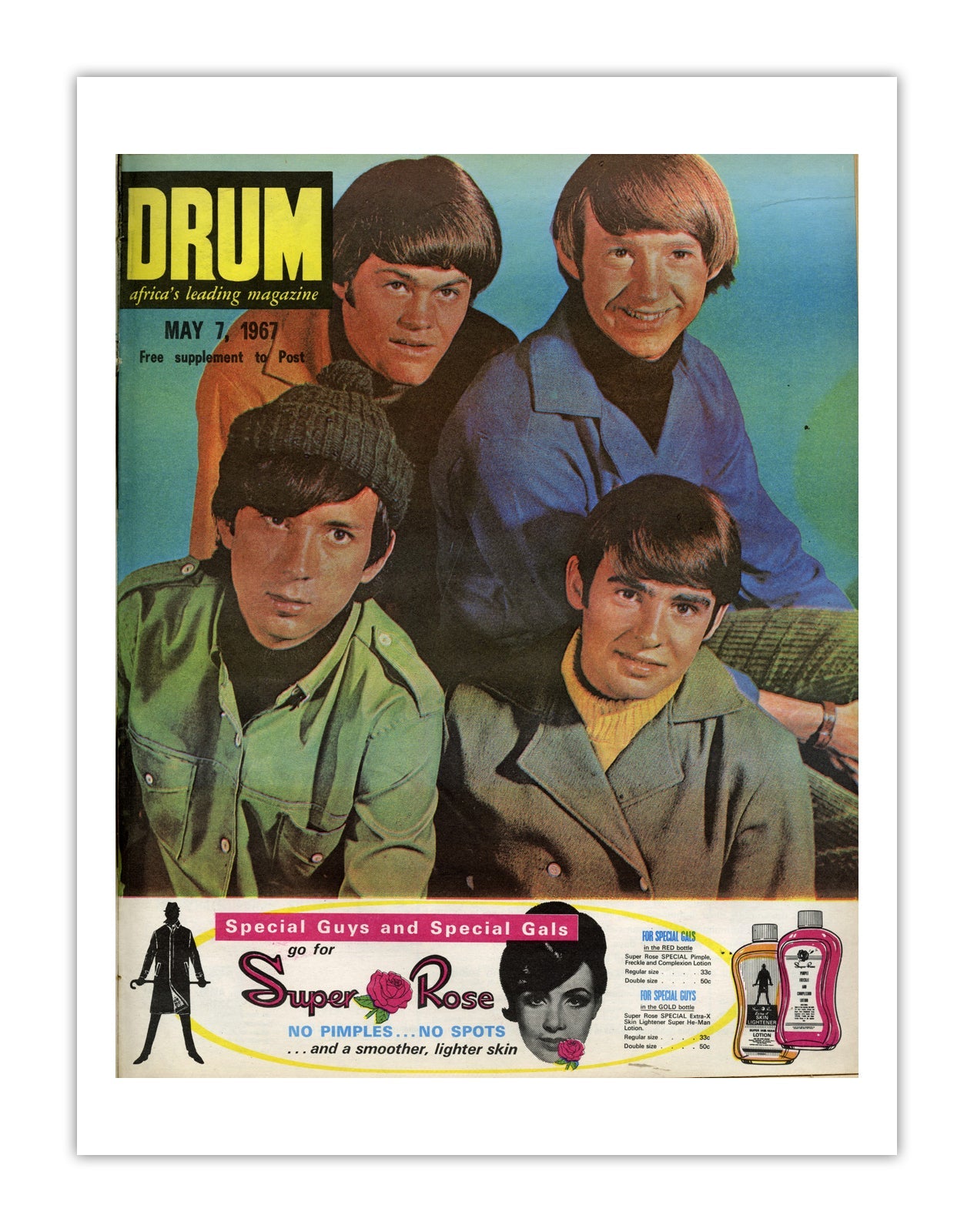 South Africa Drum Magazine cover, May 1967 – archival poster print