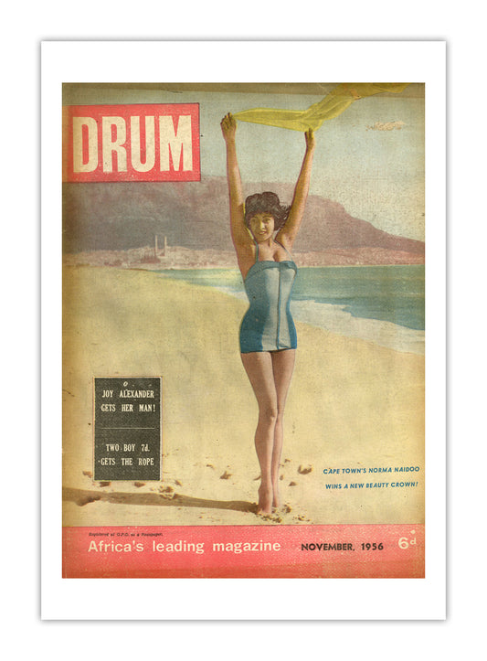 South Africa Drum Magazine cover, November 1956 – archival poster print