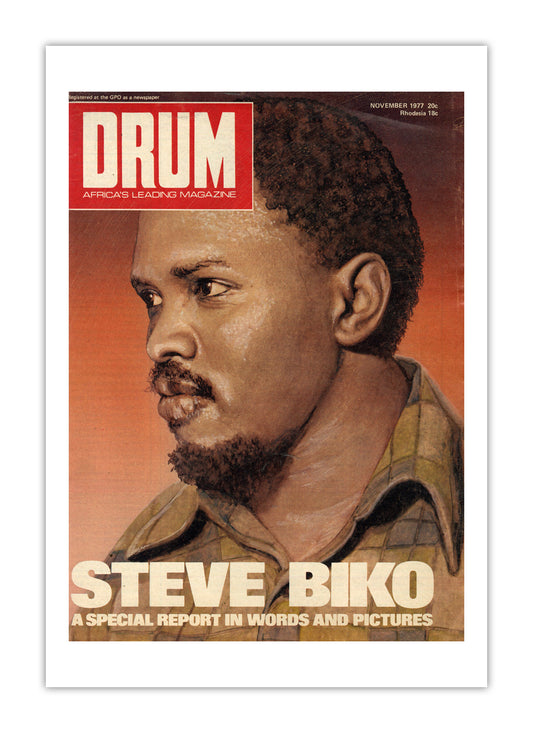 Drum magazine cover featuring Steve Biko 