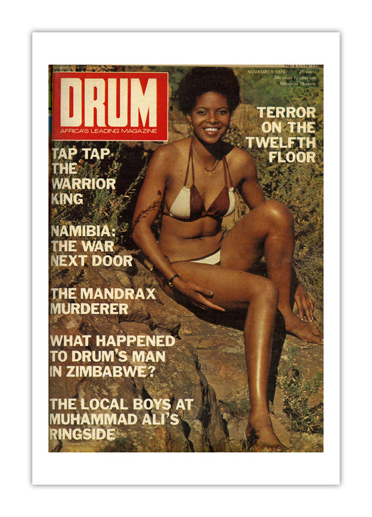 South Africa Drum Magazine cover, November 1978 – archival poster print