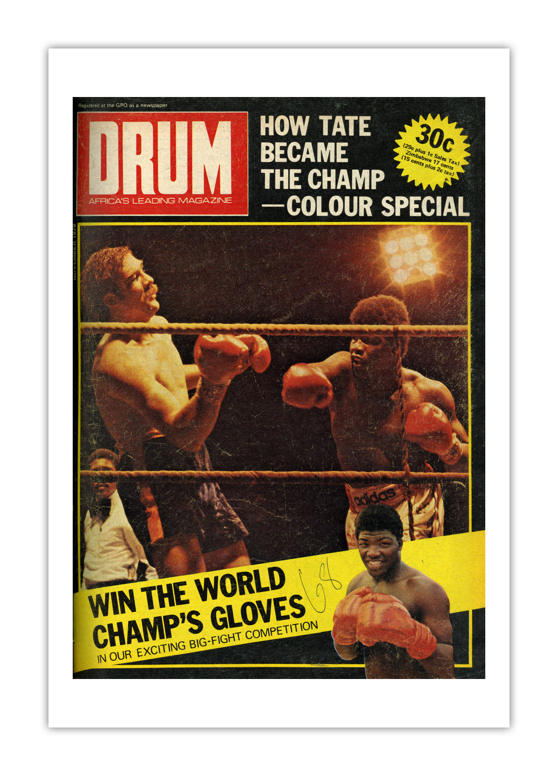 South Africa Drum Magazine cover, November 1979 – archival poster print