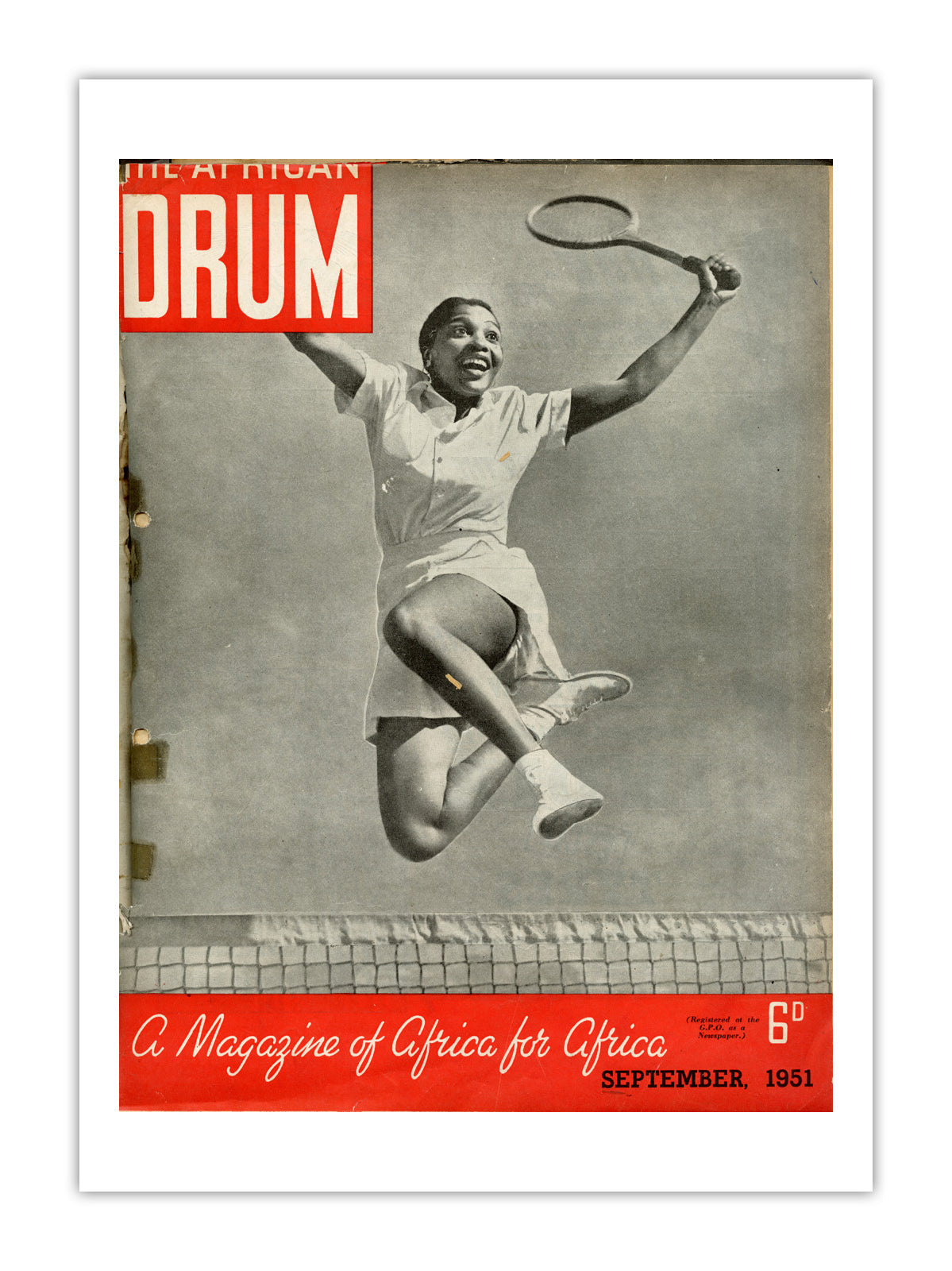 South Africa Drum Magazine cover, September 1951 – archival poster print