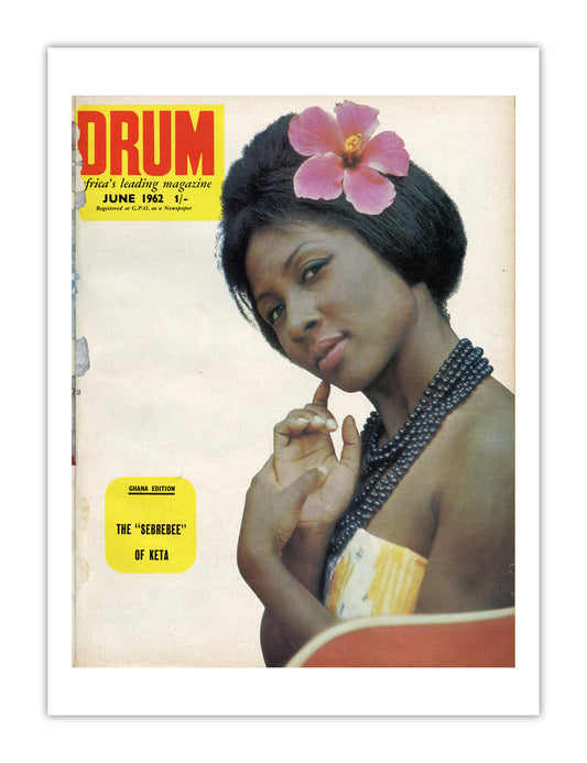 Ghana Drum Magazine cover, June 1962 – archival poster print