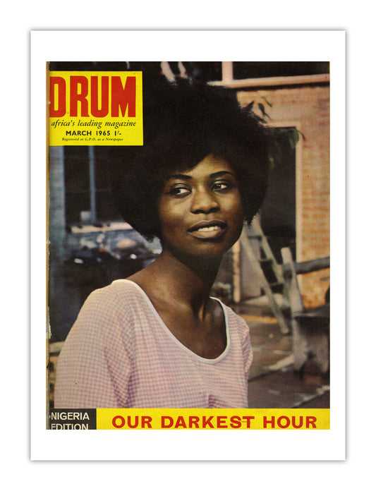 Ghana Drum Magazine cover, March 1965 – archival poster print
