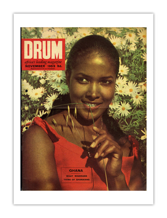 Ghana Drum Magazine cover, November 1959 – archival poster print