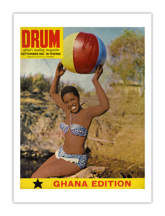 Ghana Drum Magazine cover, September 1965 – archival poster print