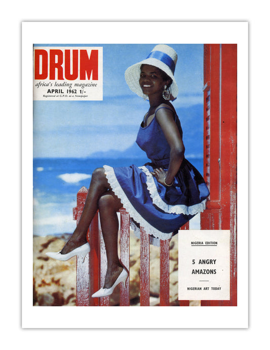 Nigeria Drum Magazine cover, April 1962 – archival poster print