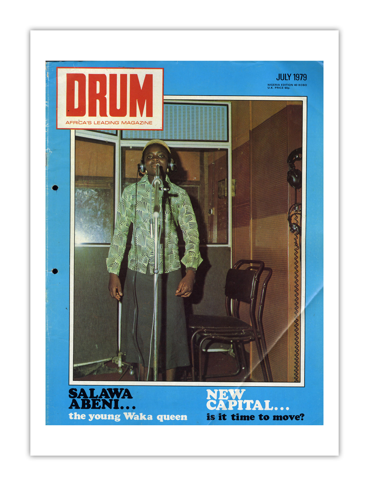 Nigeria Drum Magazine cover, July 1979 – archival poster print