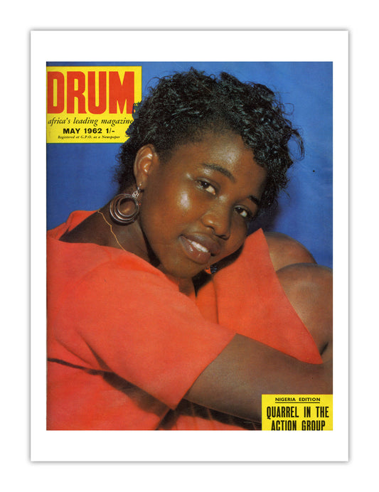 Nigeria Drum Magazine cover, May 1962 – archival poster print