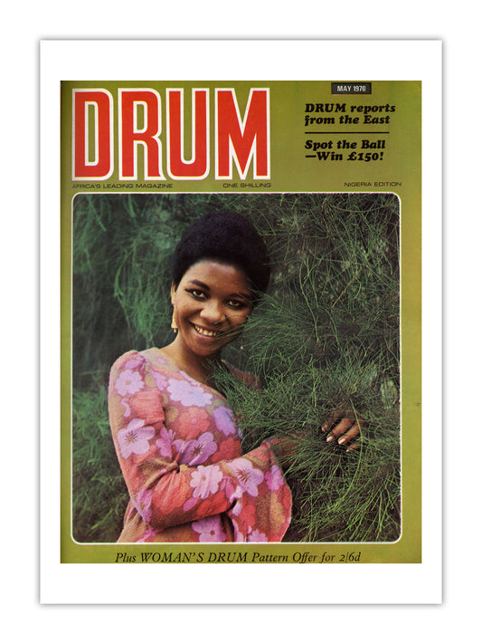 Nigeria Drum Magazine cover, May 1970 – archival poster print