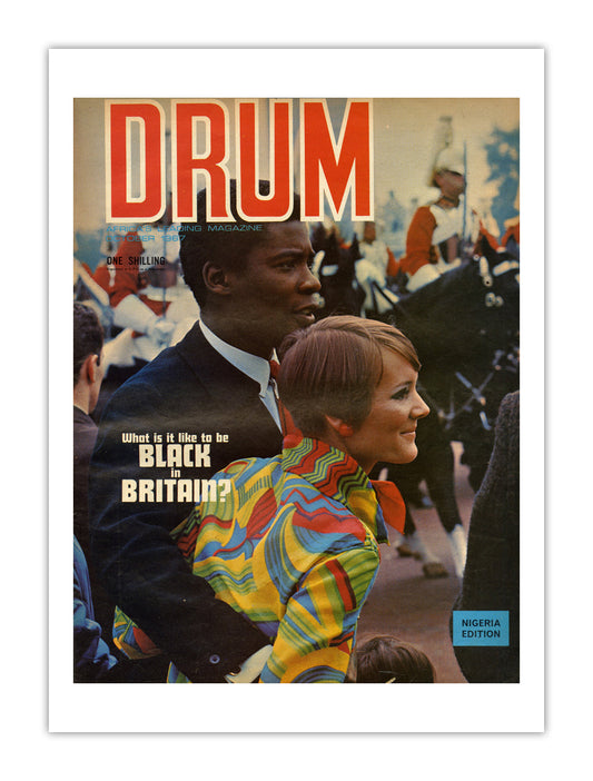 Nigeria Drum Magazine cover, October 1967 – archival poster print