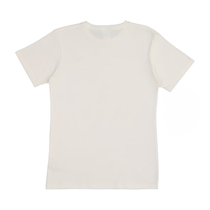 White t-shirt on a white background