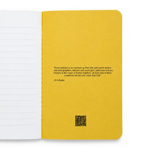 Vintage Yellow A6 Notebook