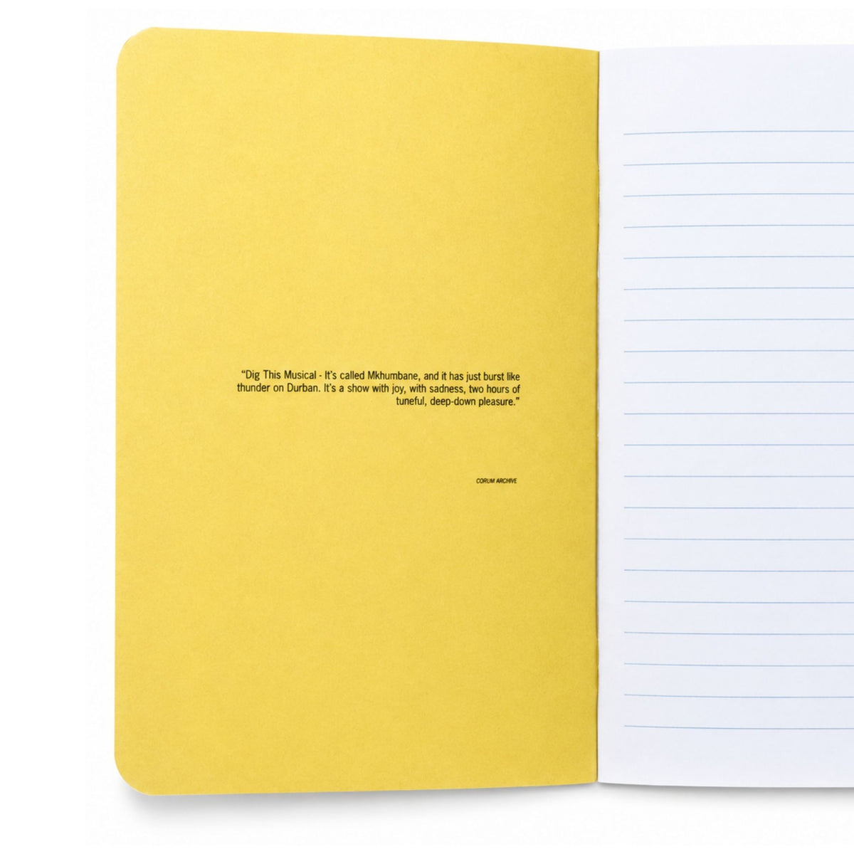 Dig This Musical A6 Notebook