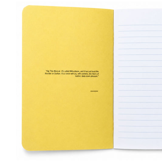 Dig This Musical A6 Notebook