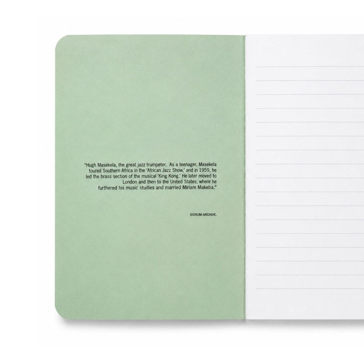 Hugh Masekela A6 Notebook