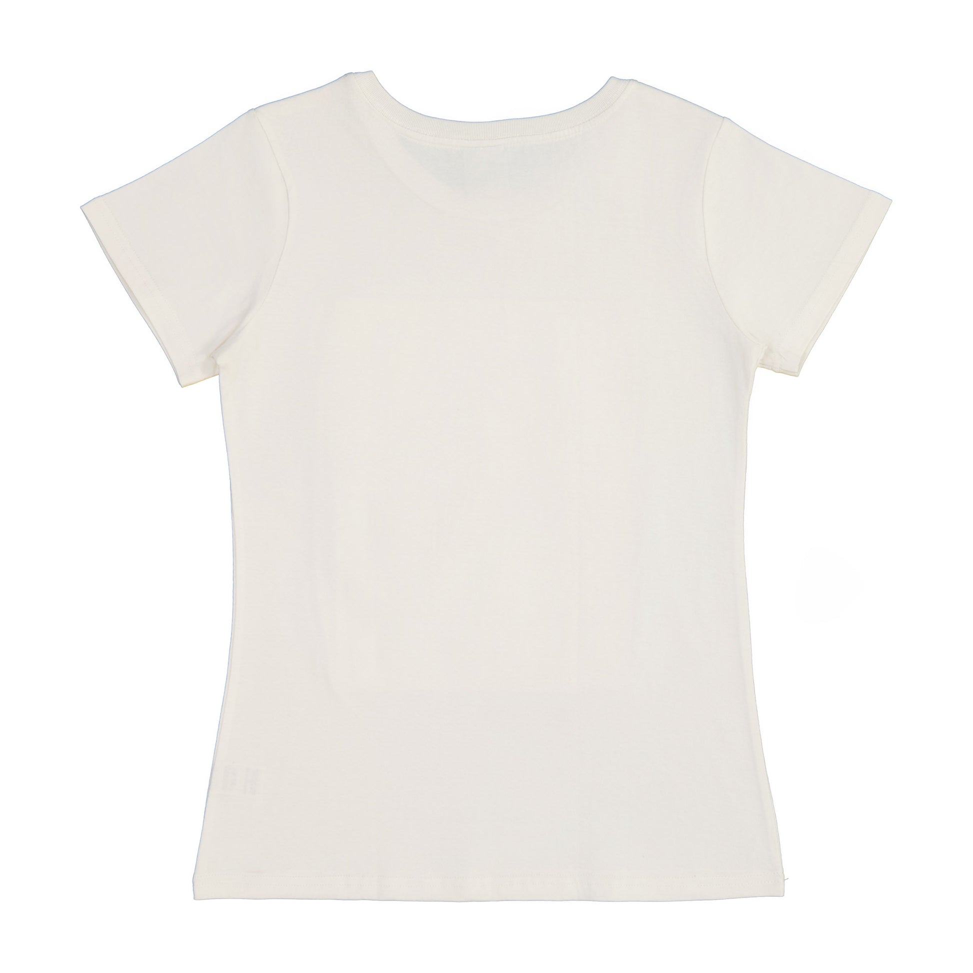 White t-shirt on a white background